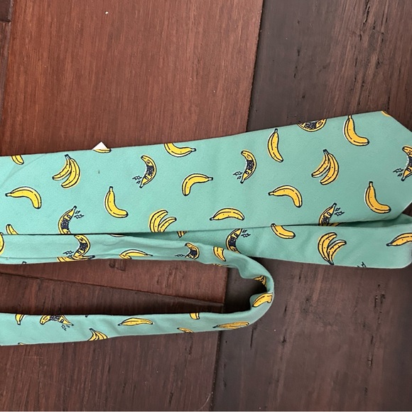 Old Navy aqua banana necktie - Picture 4 of 5